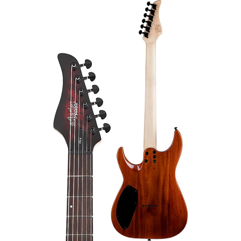 Schecter Guitar Research CR-6 Electric Guitar Black Cherry Burst