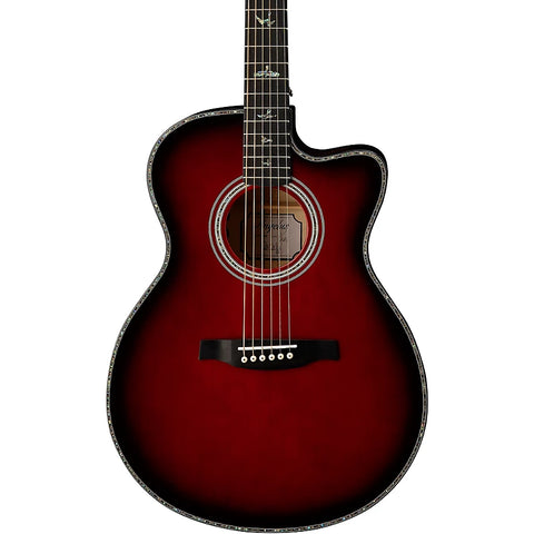 PRS SE A50E Acoustic-Electric Guitar Fire Red Burst