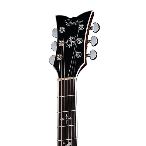 Schecter Guitar Research Synyster Gates 3701 Acoustic-Electric Guitar Transparent Black Burst Satin