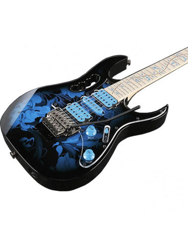Ibanez Jem77P Steve Vai Signature Guitar - Blue Floral Pattern