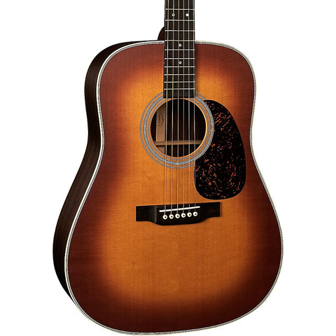Martin D-28 Satin Acoustic Guitar Amber Burst