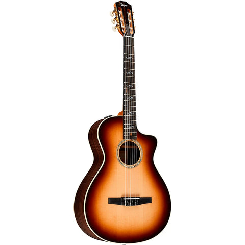 Taylor Special Edition 412ce-NR Rosewood Nylon Grand Concert Acoustic-Electric Guitar Shaded Edge Burst