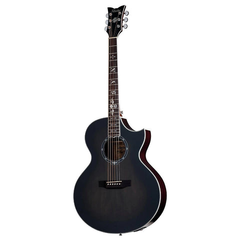 Schecter Guitar Research Synyster Gates 3701 Acoustic-Electric Guitar Transparent Black Burst Satin
