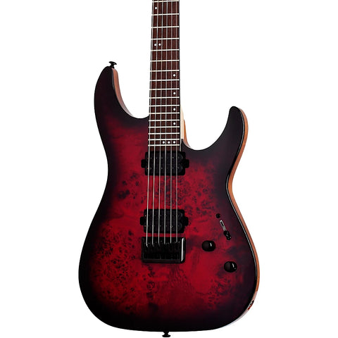 Schecter Guitar Research CR-6 Electric Guitar Black Cherry Burst