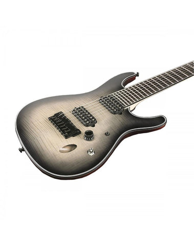 Ibanez SIX7FDFM-DCB Electric Guitar - Dark Space Burst