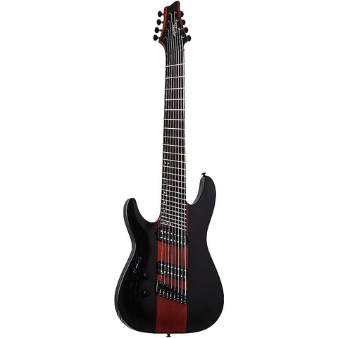 Schecter Guitar Research C-8 Multiscale Rob Scallon Left-Handed Electric Guitar Satin Dark Roast