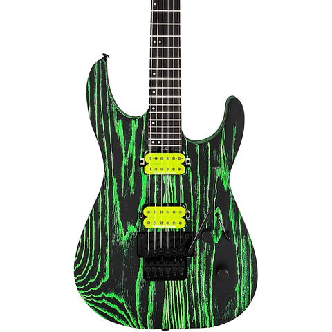 Jackson Pro Series Dinky DK3 Electric Guitar Green Glow